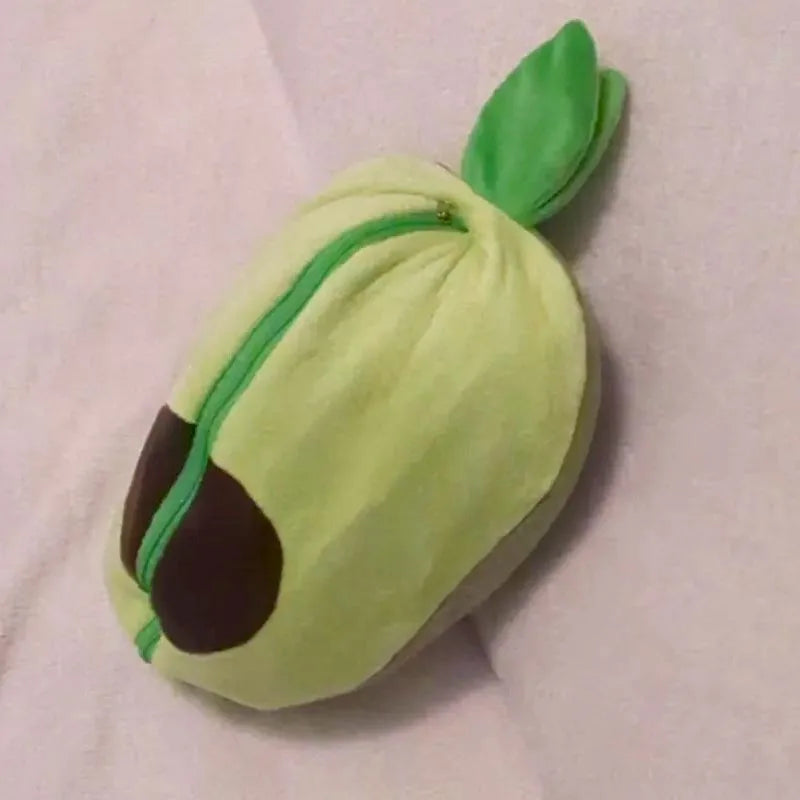 Baby Strawberry Donkey Plush Toy Stuffed Creative Into Fruit Transform Breathing Donkey Sleeping Doll 30cm for Kid Birthday Gift